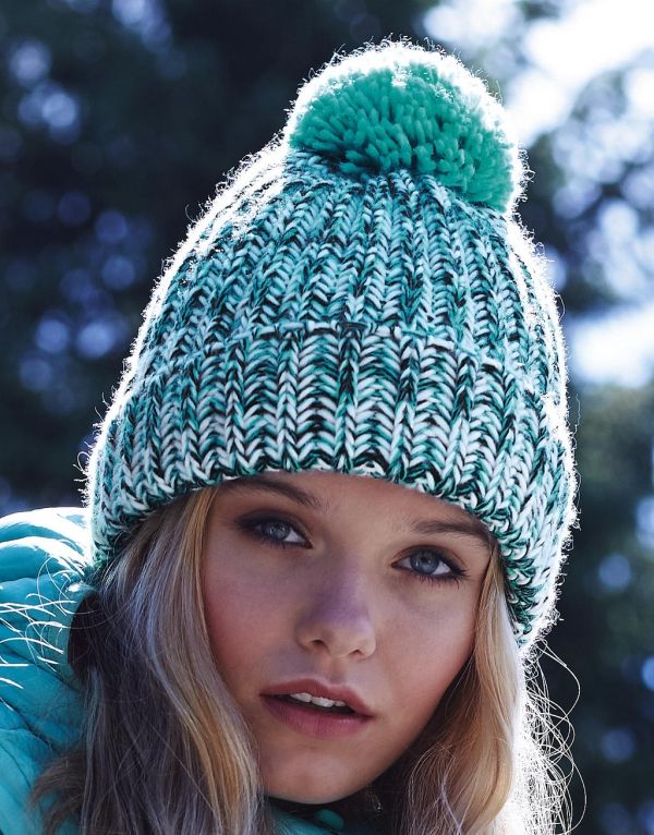 Gorros invierno beechfield twist para personalizar vista 1