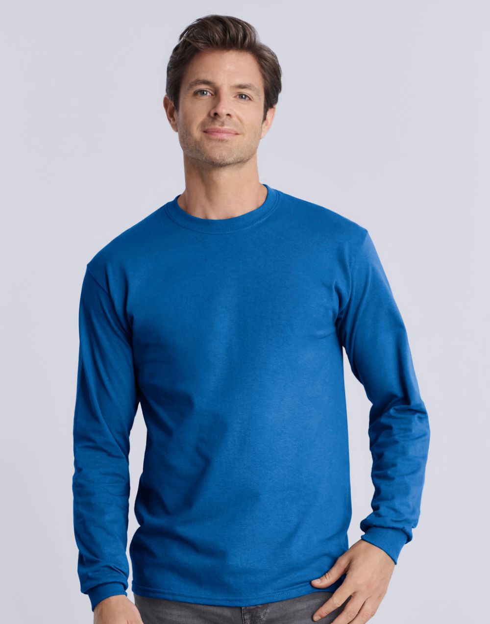 Camisetas manga larga gildan ultra manga larga hombre para personalizar vista 1