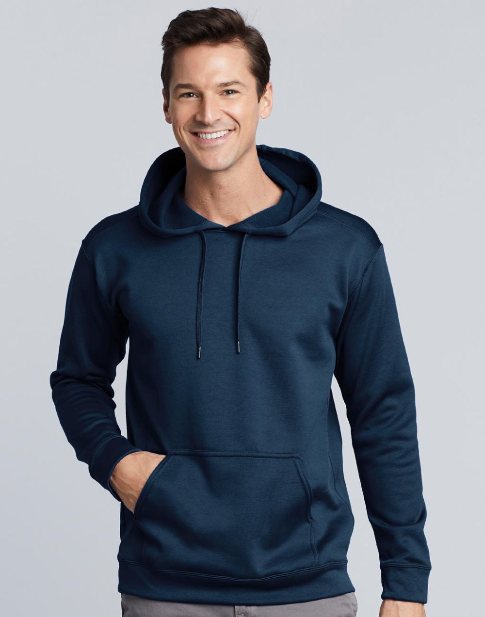 Sudaderas técnicas gildan con capucha performance hombre vista 1