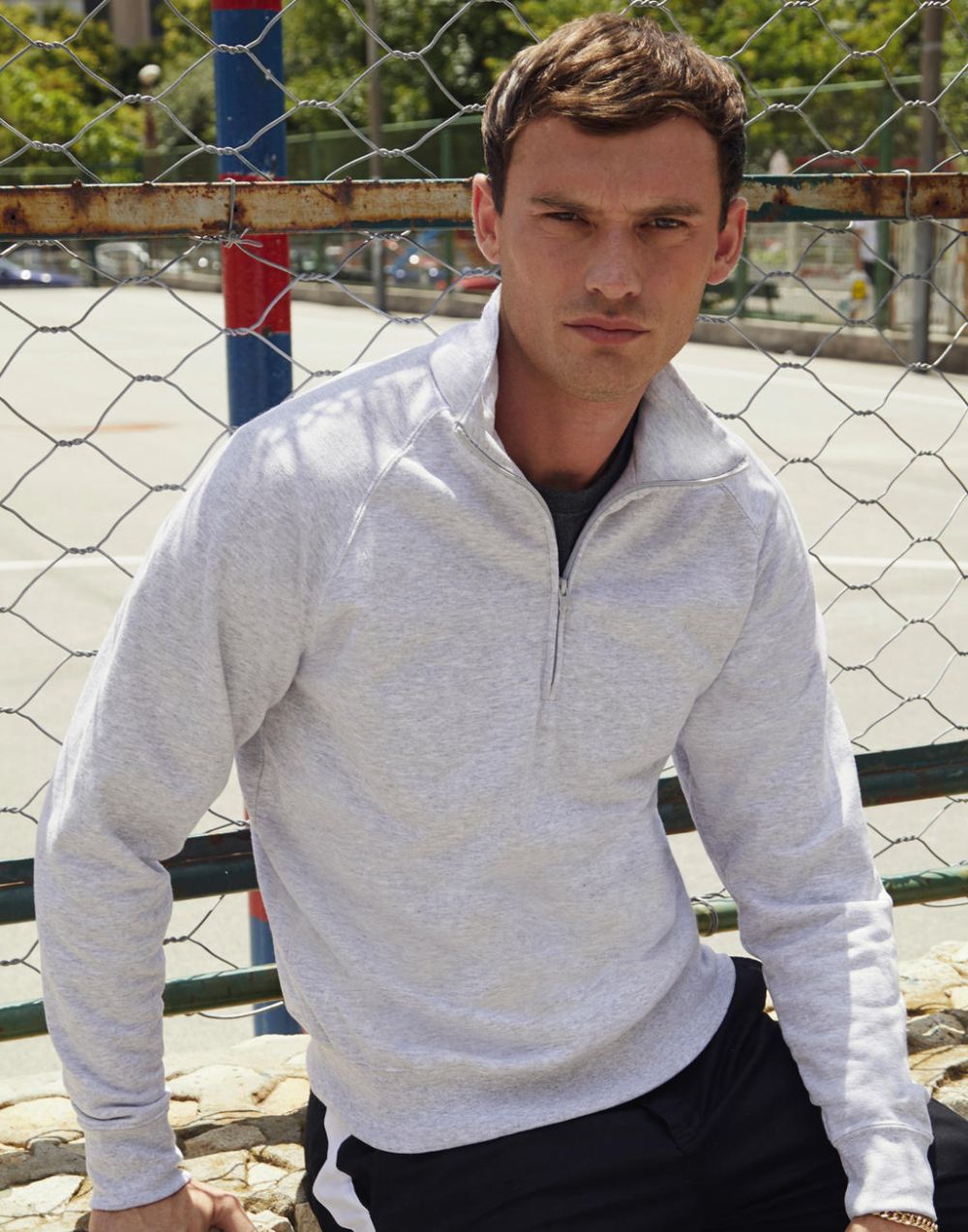 Sudaderas cremallera fruit of the loom ligera cremallera 14 hombre para personalizar vista 1