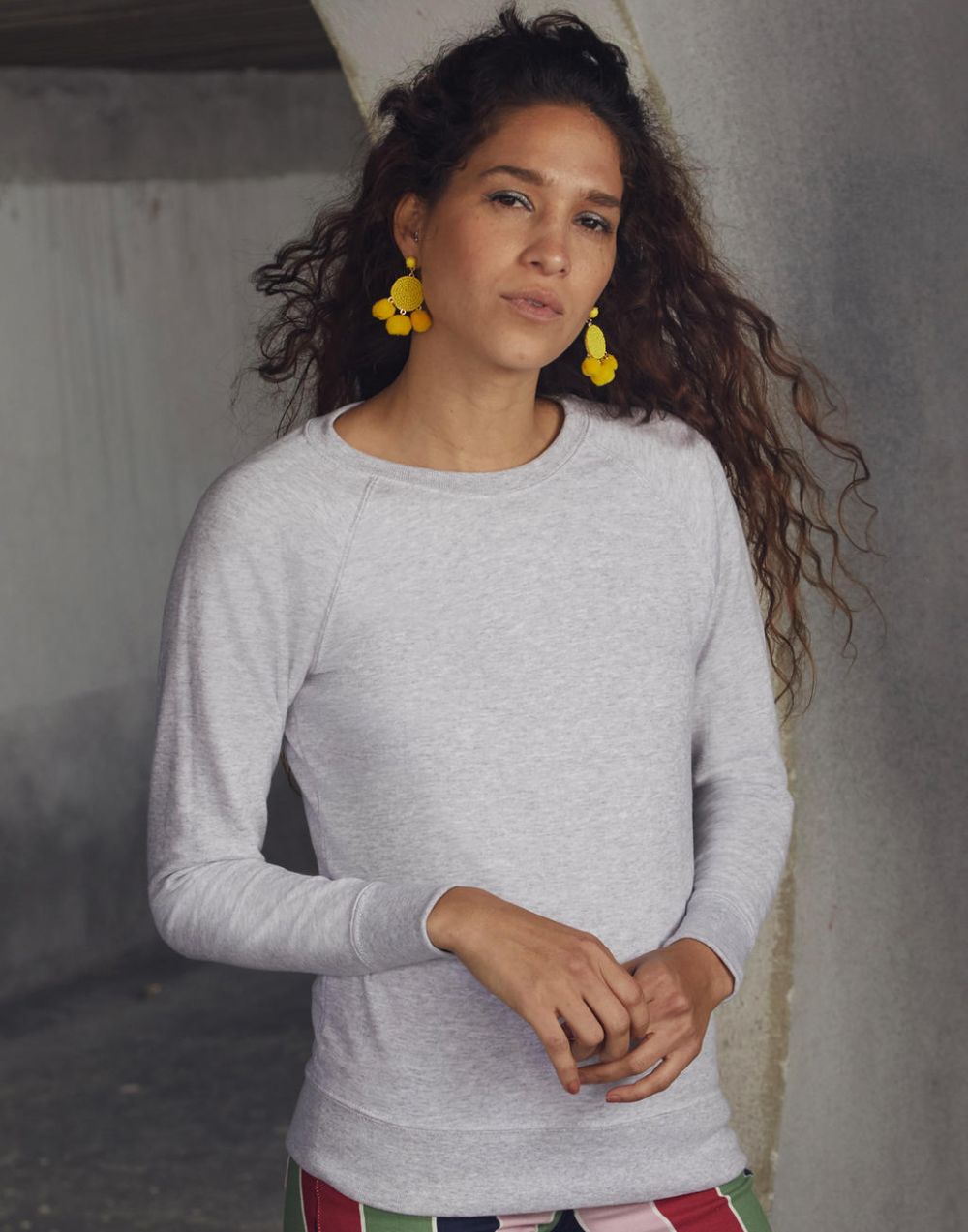 Sudaderas básicas fruit of the loom manga raglán ligera mujer para personalizar vista 1