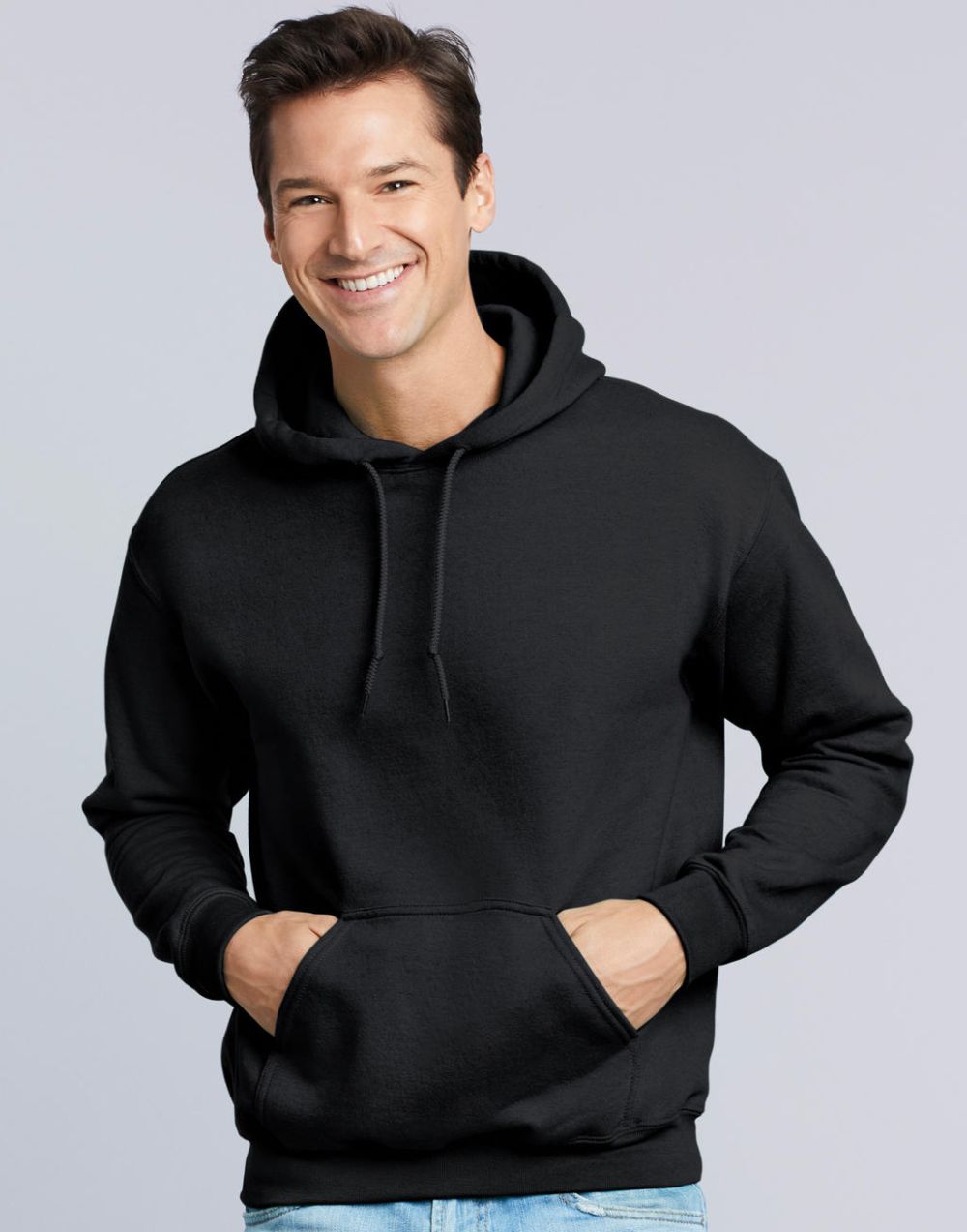 Sudaderas capucha gildan con capucha dryblend vista 1