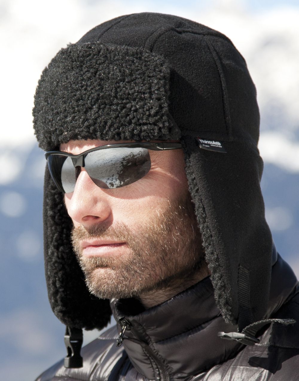 Gorros invierno result sherpa thinsulate con logo vista 2