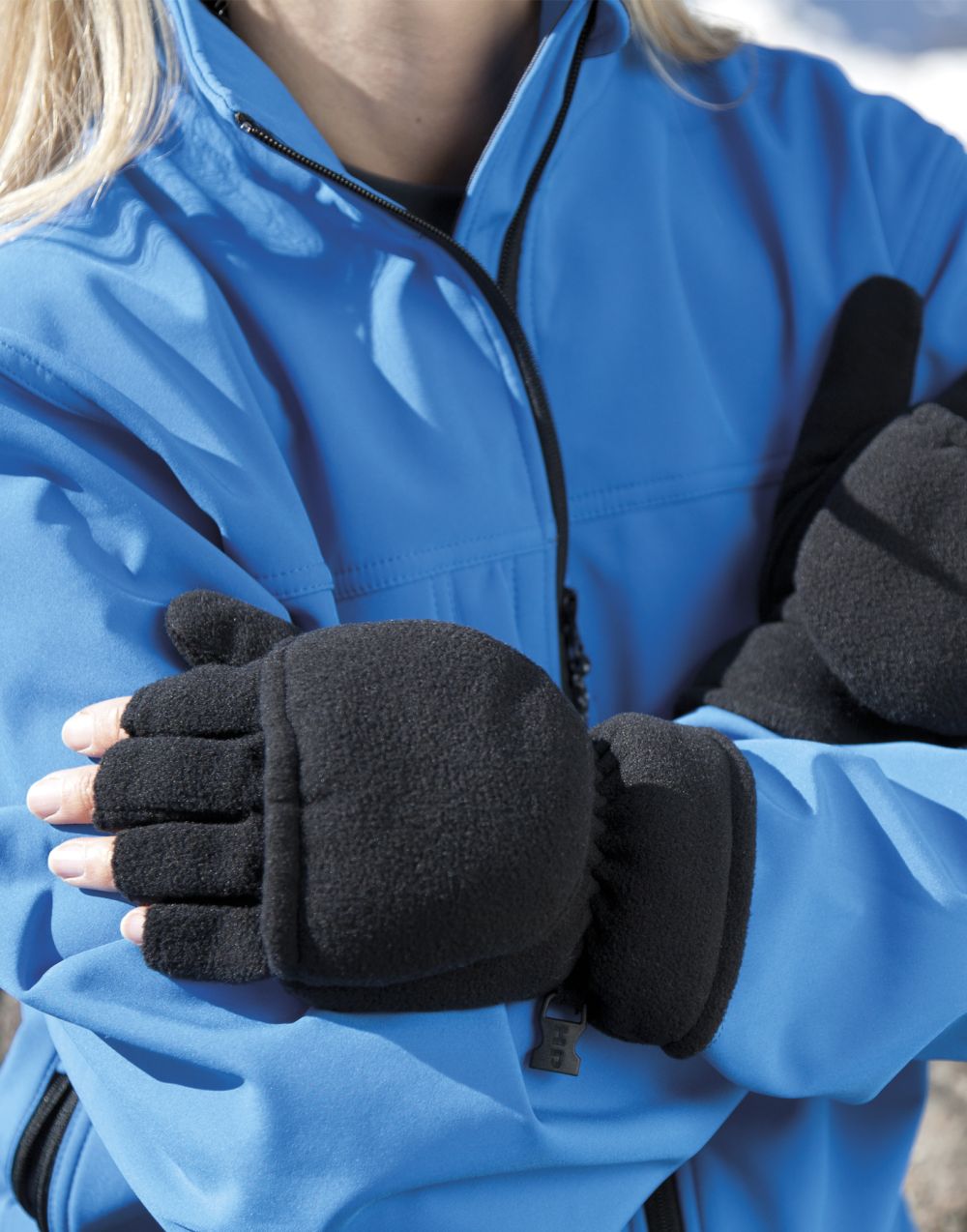 Guantes invierno result guantes mitones palmgrip con impresión vista 2