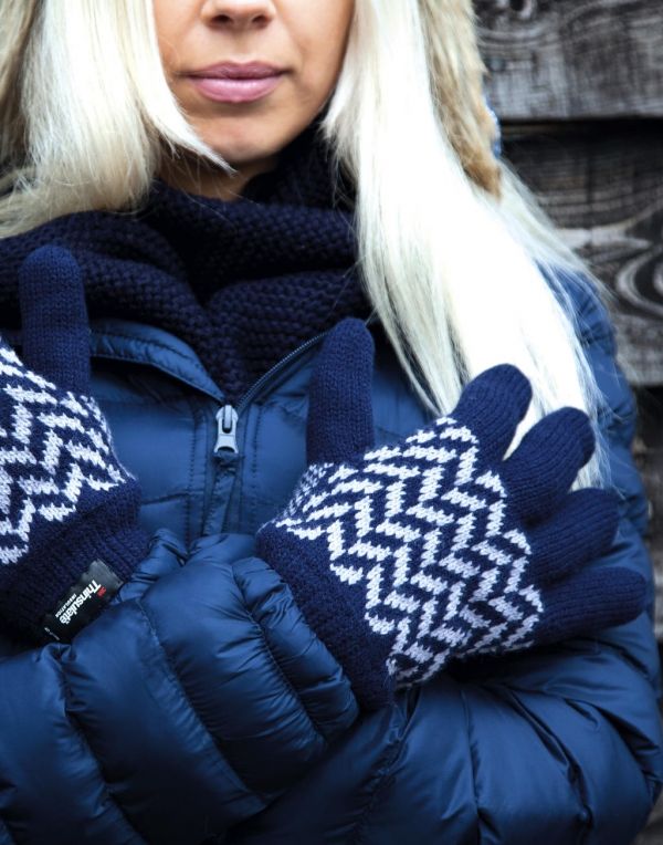 Guantes invierno result guantes con patrón thinsulate para personalizar vista 1