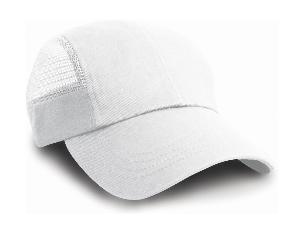 Gorras deportivas result sport con rejilla lateral con impresión vista 1