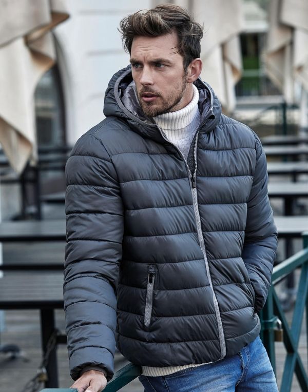 Chaquetas y cazadoras tee jays con capucha zepelin con impresión vista 1