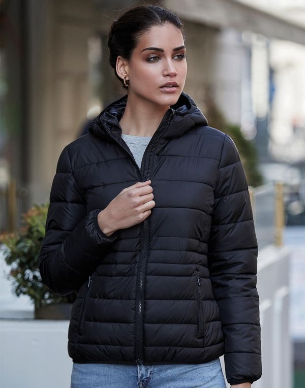 Chaquetas y cazadoras tee jays con capucha zepelin mujer vista 1