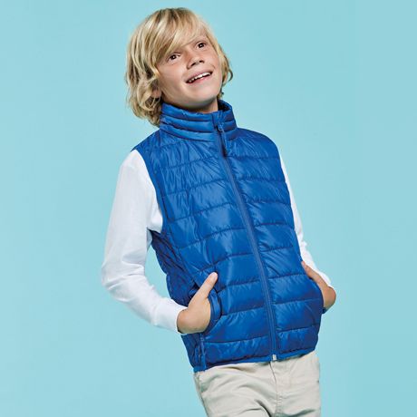 Chalecos roly oslo niño de poliéster para personalizar vista 2