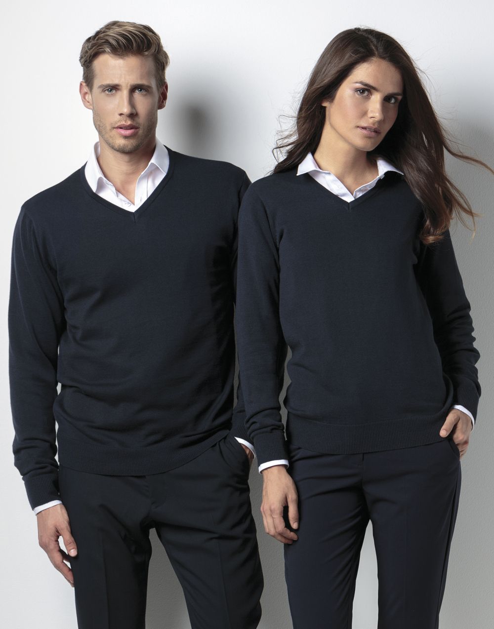 Jerséis punto kustom kit jersey cuello v arundel hombre classic fit con impresión vista 3