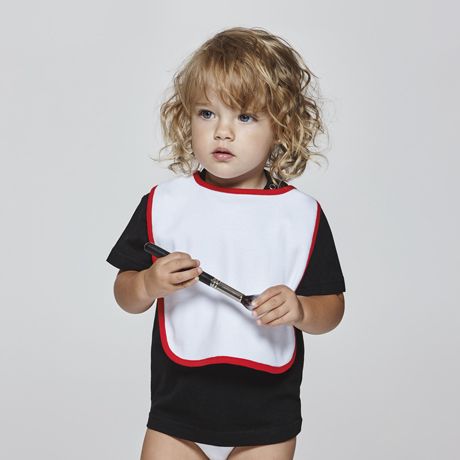 Roly roly ropa bebé dummy de algodon con logo vista 1