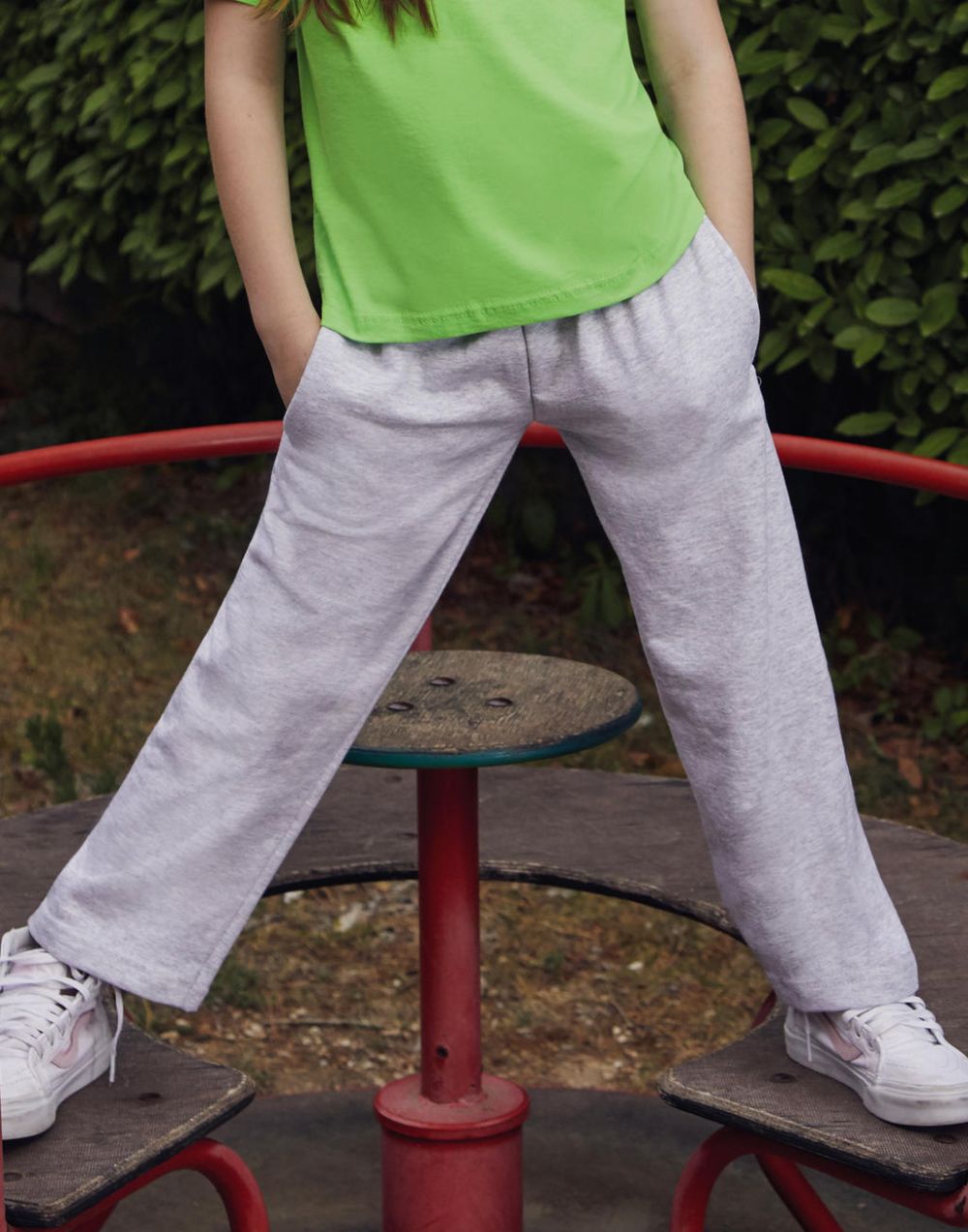 Pantalones fruit of the loom de felpa ligero niños para personalizar vista 1