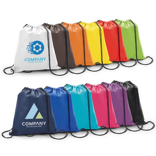 Mochilas cuerdas petate boxp no tejido con publicidad vista 1