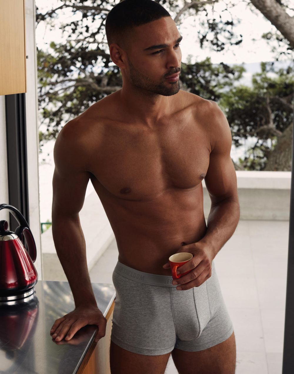Underwear fruit of the loom boxer shorty (pack de 2) con logo vista 1
