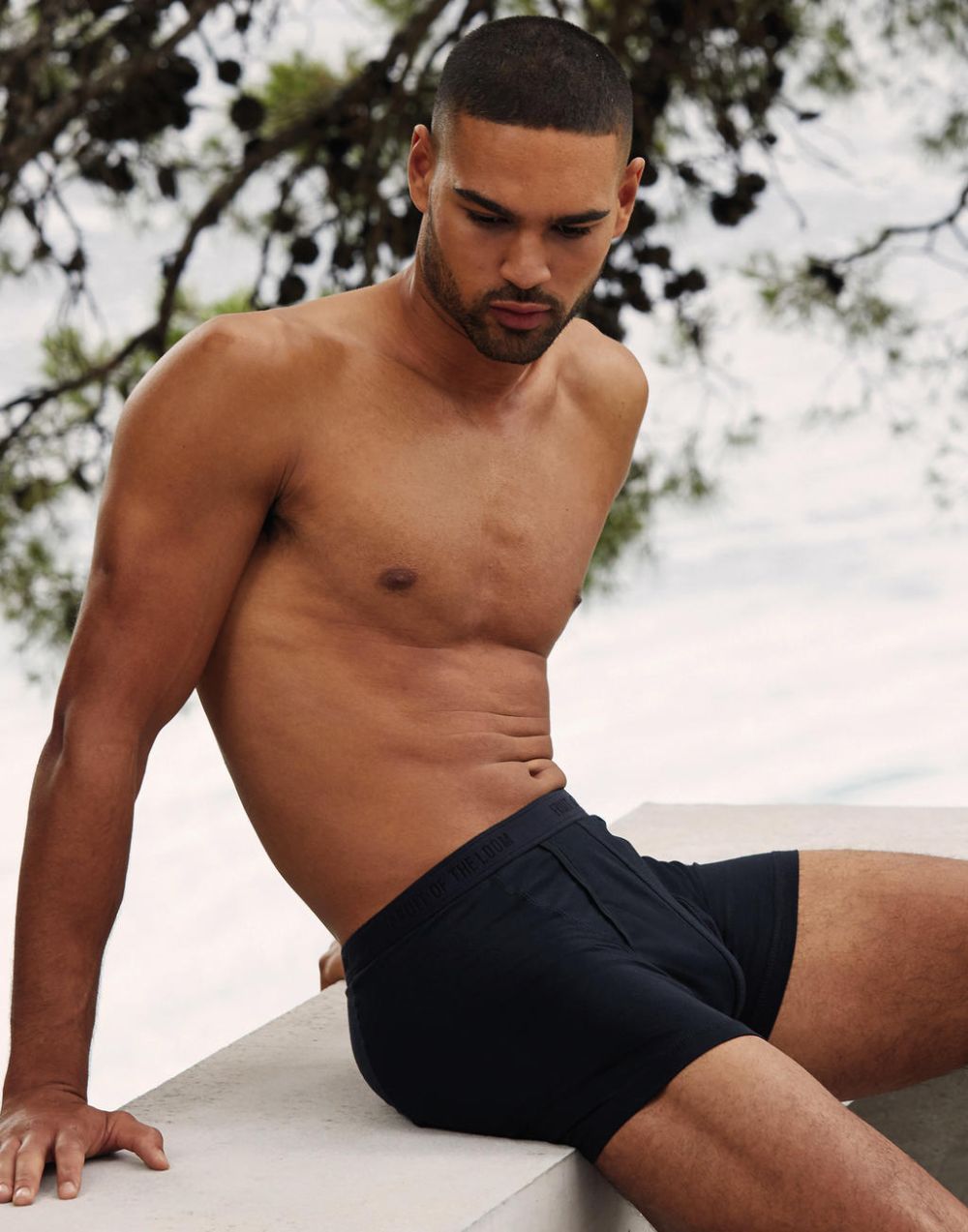 Underwear fruit of the loom boxer classic (pack de 2) para personalizar vista 1