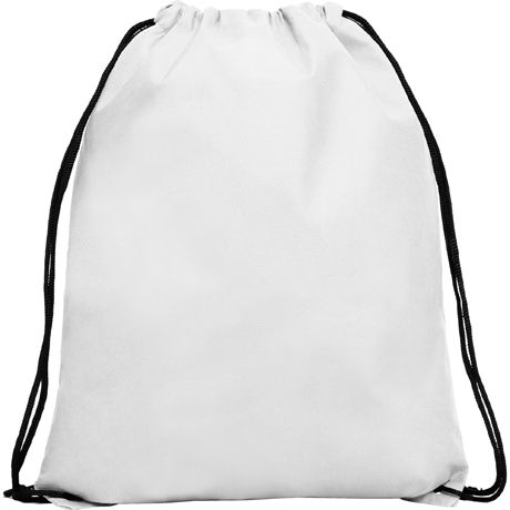 Mochilas cuerdas petate roly calao de plástico con publicidad vista 1