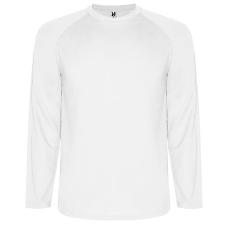 Camisetas técnicas roly montecarlo ls niño de poliéster con logo vista 1