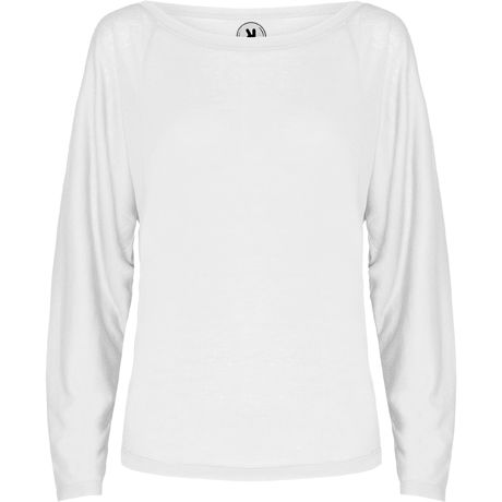 Camisetas manga larga roly dafne mujer de poliéster con publicidad vista 1