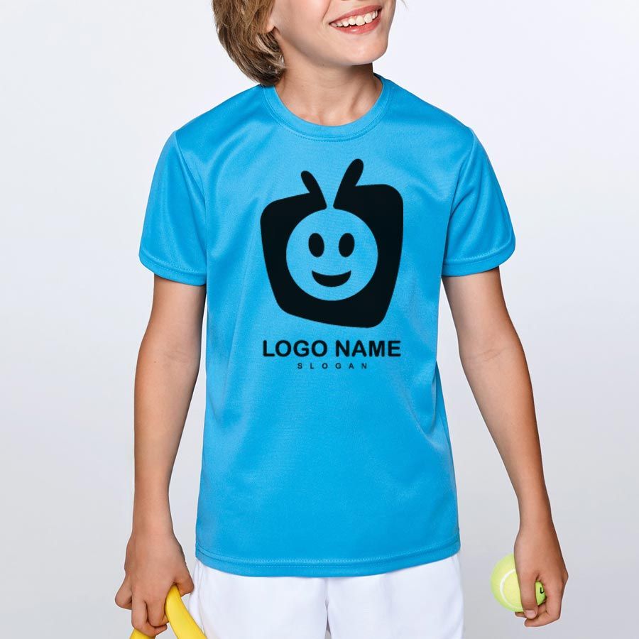 Camisetas técnicas roly camimera niño de poliéster vista 1