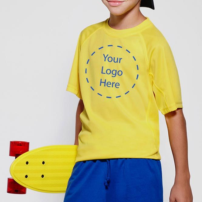 Camisetas técnicas roly montecarlo niño de poliéster vista 1
