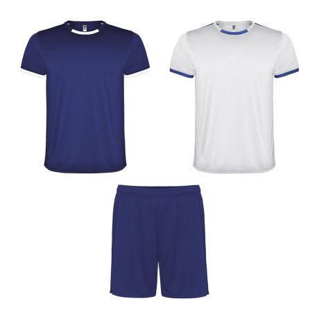 Equipaciones deportivas roly conjunto deportivo racing de niño de poliéster con publicidad vista 1