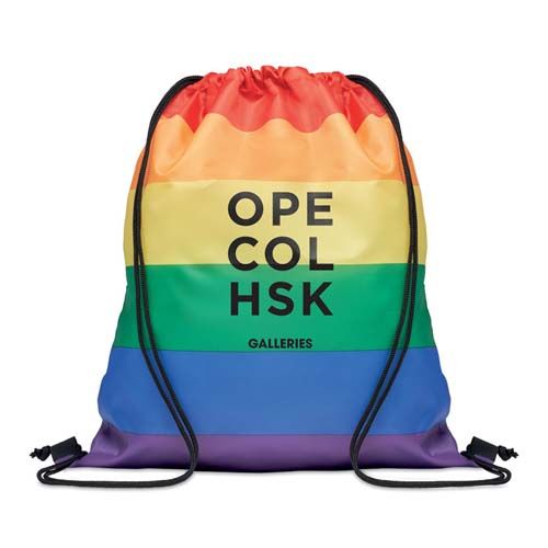 BOW Bolsa cuerdas rainbow de RPET