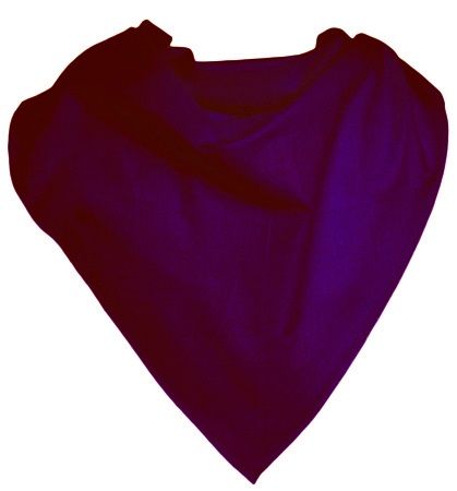 Pañuelos lisos cuadrado popelín 52x52 de poliéster con logo vista 1