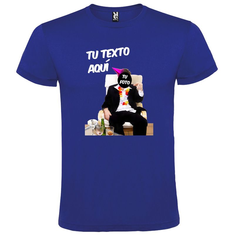 Camisetas despedida hombre para fiestas con diseÃ±o de borracho sin fondo 100% algodÃ³n con impresiÃ³n vista 1