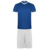 Equipaciones deportivas roly conjunto deportivo united de adulto de poliéster azul royal blanco vista 1