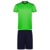 Equipaciones deportivas roly conjunto deportivo united de adulto de poliéster verde fluor marino vista 1