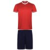 Equipaciones deportivas roly conjunto deportivo united de adulto de poliéster rojo marino vista 1