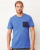 Camisetas manga corta bella con bolsillo hombre para personalizar vista 3