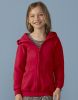 Sudaderas capucha gildan capucha con cremallera entera heavy niño para personalizar vista 2