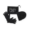 Guantes invierno duvel de poliéster con logo vista 2