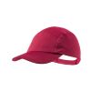 Gorras serigrafiadas fandol de nylon rojo para personalizar vista 1