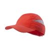 Gorras serigrafiadas laimbur de microfibra rojo con publicidad vista 1