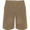 Pantalones roly armour de algodon camel con logo vista 1