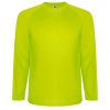 Camisetas técnicas roly montecarlo ls de poliéster amarillo fluor vista 1