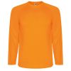 Camisetas técnicas roly montecarlo ls de poliéster naranja fluor vista 1