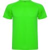 Camisetas técnicas roly montecarlo de poliéster lima con logo vista 1