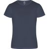 Camisetas técnicas roly camimera de poliéster plomo oscuro con logo vista 1