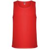 Camisetas técnicas roly interlagos de poliéster rojo con impresión vista 1