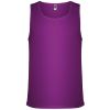 Camisetas técnicas roly interlagos de poliéster púrpura con impresión vista 1