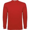 Camisetas manga larga roly ponter de 100% algodón rojo con impresión vista 1