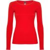 Camisetas manga larga roly extreme mujer de 100% algodón rojo con impresión vista 1