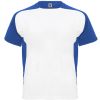 Camisetas técnicas roly bugatti de poliéster blanco royal con impresión vista 1