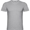 Camisetas manga corta roly samoyedo de 100% algodón gris vigoré con publicidad vista 1