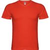 Camisetas manga corta roly samoyedo de 100% algodón rojo con publicidad vista 1