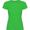 Camisetas manga corta roly jamaica mujer de 100% algodón verde grass con publicidad vista 1