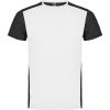 Camisetas técnicas roly zolder de poliéster blanco negro vigore vista 1